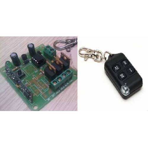 4 KANAL RF UZAKTAN KUMANDA SETİ-MOSFET ÇIKIŞLI