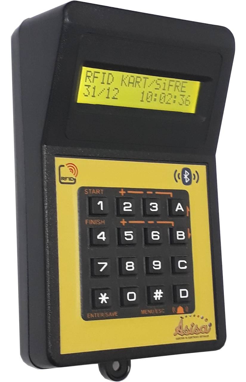RFID Kartlı Şifreli LCD Ekranlı Kapı Açma Kilidi +10 adet RFID Kart hediye