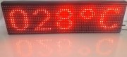 PROGRAMLANABİLİR DİJİTAL SAAT TERMOMETRE LED PANOSU -MOD SEÇİMLİ
