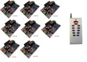 8 ADET 1 KANAL RF ALICI ÜNİTE ve 1 ADET RF ELCİK KUMANDA SETİ